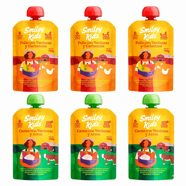 Colados Smiley Kids (6 uds)